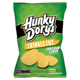 Hunky Dorys potato crisps sour cream and onion 130g (British brand)