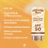 Hawaiian Tropic SPF50 sunscreen lotion 180ml, UK version