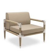 Harrods Marina Outdoor Armchair with Stainless Steel and All-Weather Rope- Buy online at McGrocer