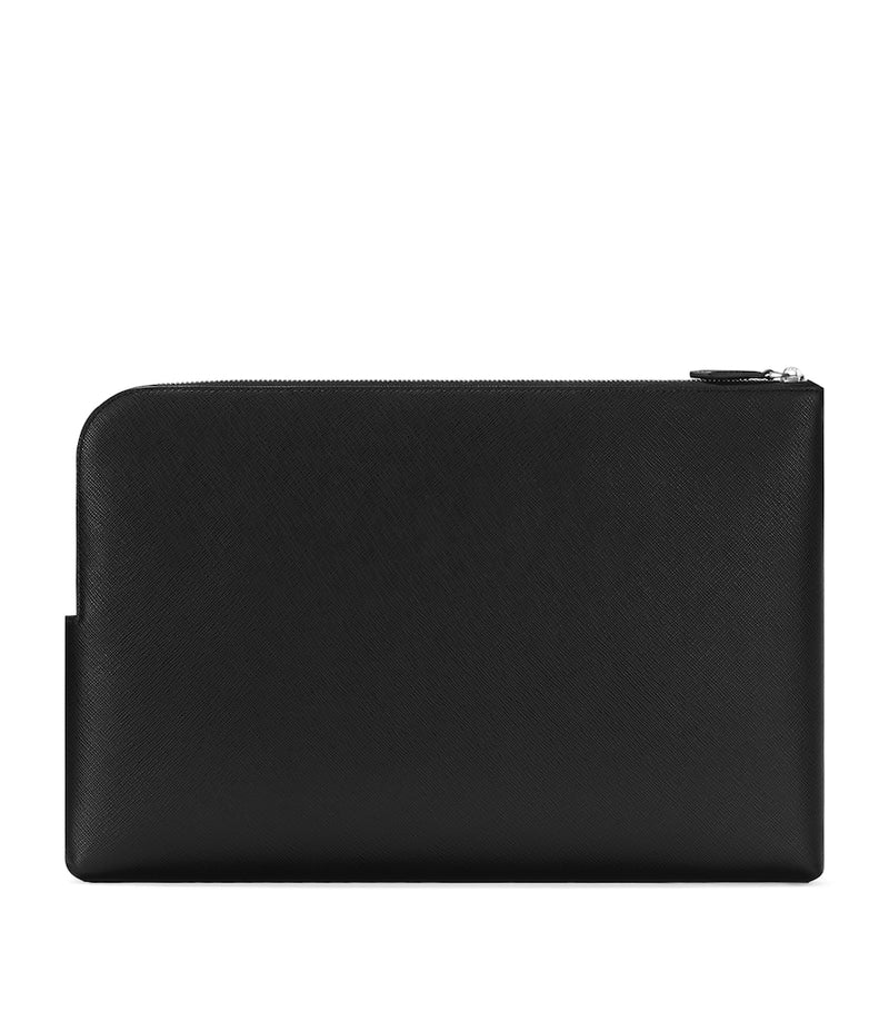 Montblanc Sartorial calfskin leather laptop case (British brand)