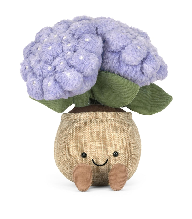 Jellycat Amuseables Hydrangea plush toy 24cm, imported from the UK