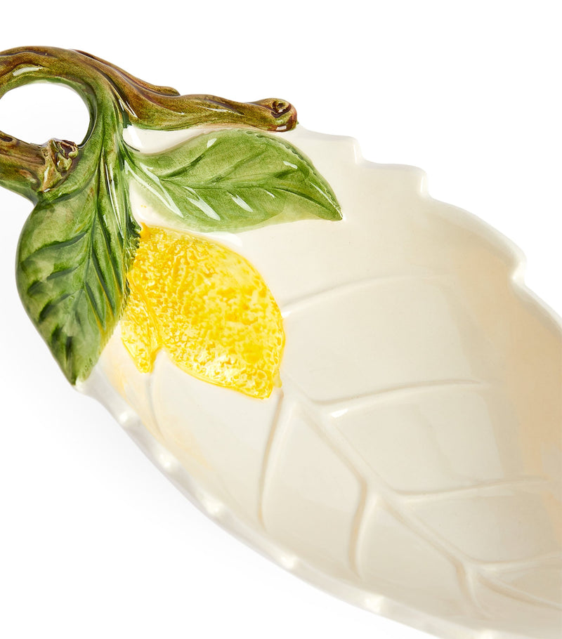 Les-Ottomans lemon starter plate, UK version