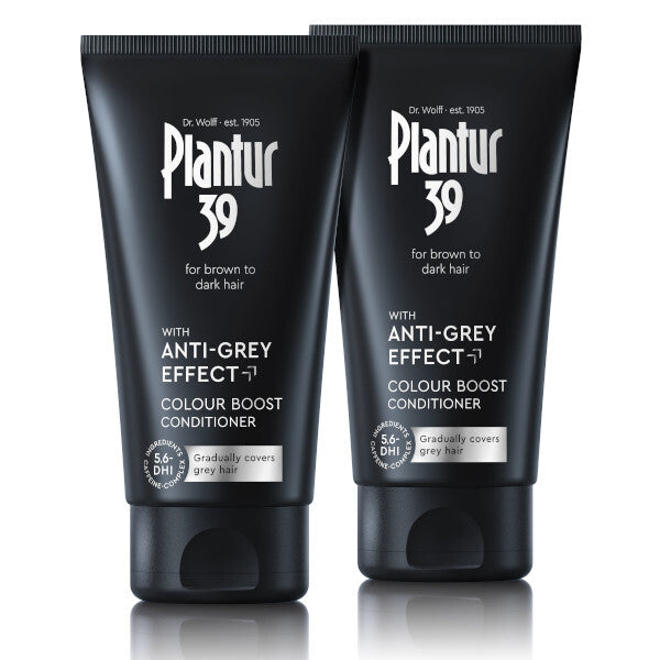 Plantur 39 Brown Anti-Grey Conditioner 2x 150ml, imported from the UK