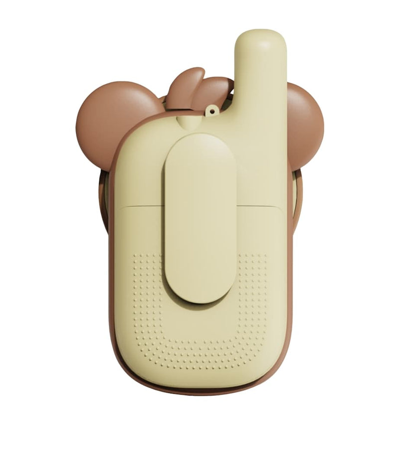 Zoofamily bear-themed walkie talkie set with flashlight and lanyards (British brand)