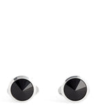 Giorgio Armani sterling silver embellished cufflinks, imported from the UK