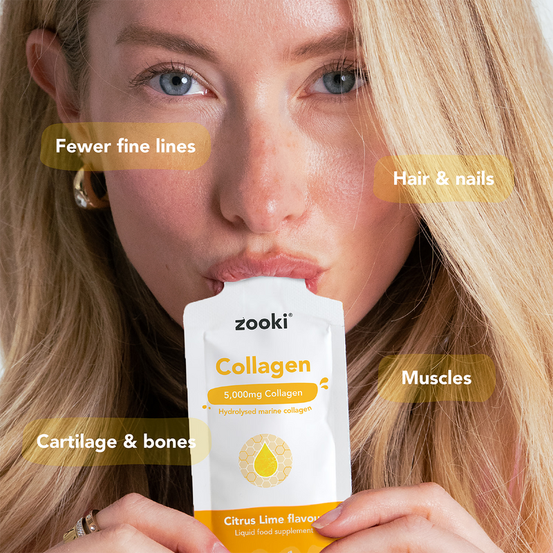 Zooki marine collagen variety pack 14 sachets, UK version