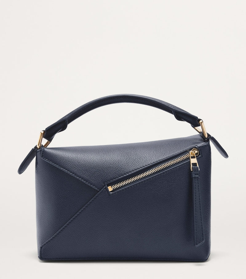 LOEWE small leather Puzzle Edge top-handle bag (British brand)