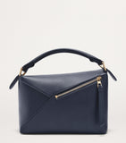 LOEWE small leather Puzzle Edge top-handle bag (British brand)