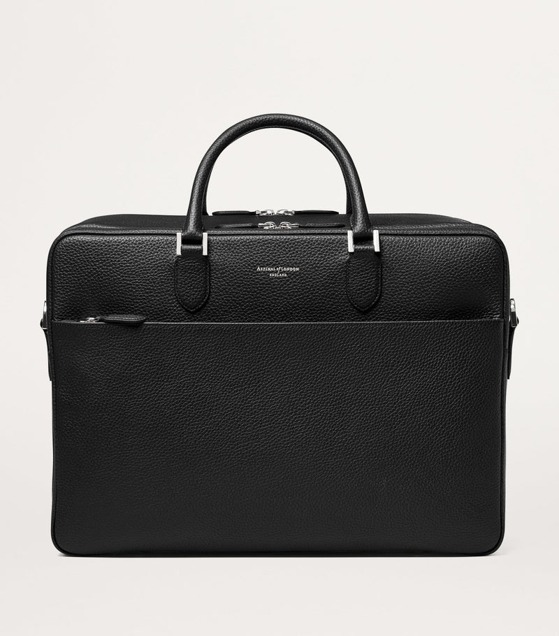 Aspinal Of London leather 48 Hour Mount Street travel bag - British product