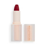 Superdrug Revolution Lip Allure Soft Satin Lipstick CEO Brick Red- Buy online at McGrocer