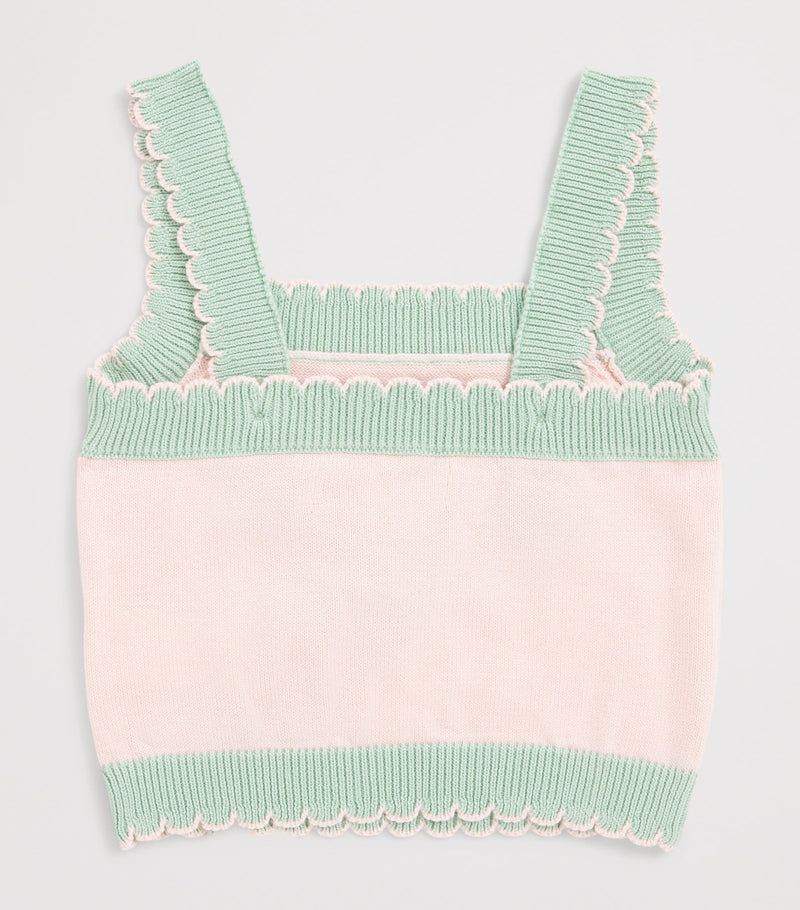Gingersnaps cotton intarsia bird top 6-36 months, UK version