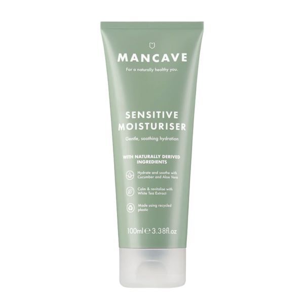 ManCave Sensitive Moisturiser 100ml, imported from the UK