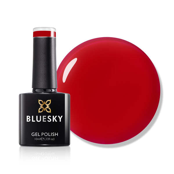Bluesky gel polish Fiery Red 10ml (British brand)