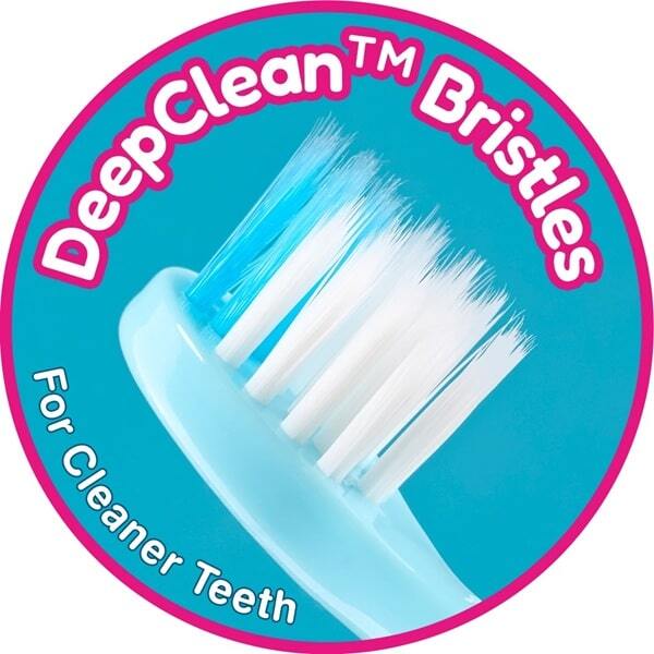 Brush Baby baby toothbrush double pack pink teal - British product