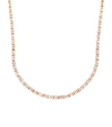 Harrods Suzanne Kalan Rose Gold and Diamond Mini Classic Tennis Necklace, 43cm- Buy online at McGrocer