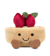 Harrods Jellycat Amuseables Fleurette Tarte Aux Fraises Soft Toy 11cm- Buy online at McGrocer