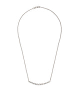 Harrods Anita Ko White Gold and Diamond Crescent Necklace- Buy online at McGrocer