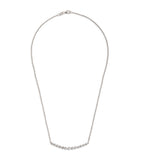 Anita Ko white gold diamond crescent necklace (British brand)