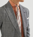 Brunello Cucinelli silk striped tie (British brand)