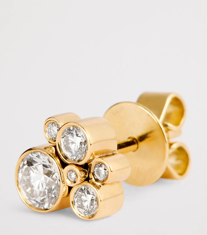 Sophie Bille Brahe Bisou Diamant single earring yellow gold (British brand)