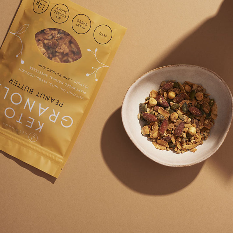 Keto Hana Peanut Butter Granola 300g, UK version