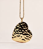 Jennifer Meyer hammered heart necklace (British brand)
