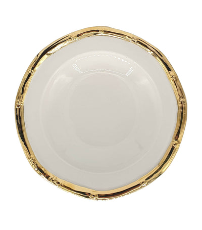 Harrods Les Ottomans Ceramic Bamboo Pasta Bowl 32cm- Buy online at McGrocer