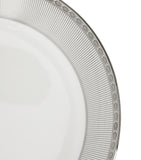 Wedgwood Silver Tonquin bone china deep plate 22cm (British brand)