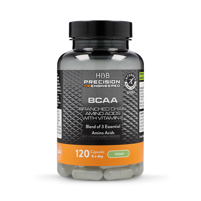 BCAA capsules branched chain amino acids 120 count - British product