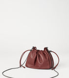 Brunello Cucinelli mini leather mellow bucket bag (British brand)