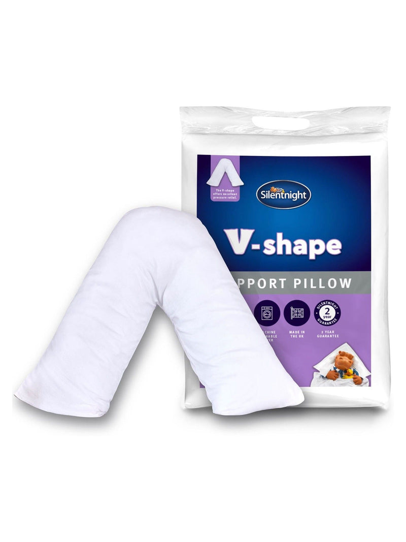 Silentnight Medium V Shape Support Pillow (British brand)