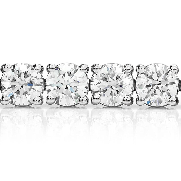 Costco diamond tennis bracelet 10ctw round brilliant cut white gold - British product