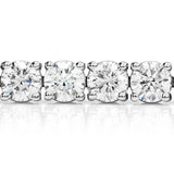 Costco diamond tennis bracelet 10ctw round brilliant cut white gold - British product
