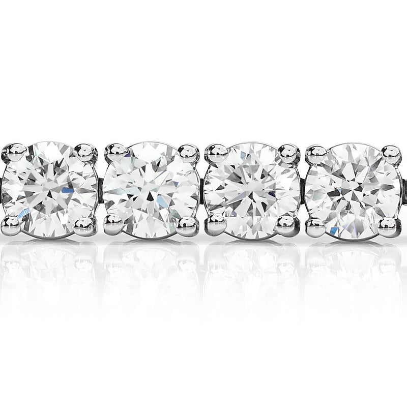 Costco diamond tennis bracelet 10ctw round brilliant cut white gold - British product