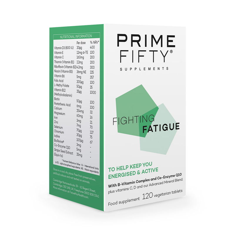 Fighting Fatigue multivitamin tablets 120 count, imported from the UK