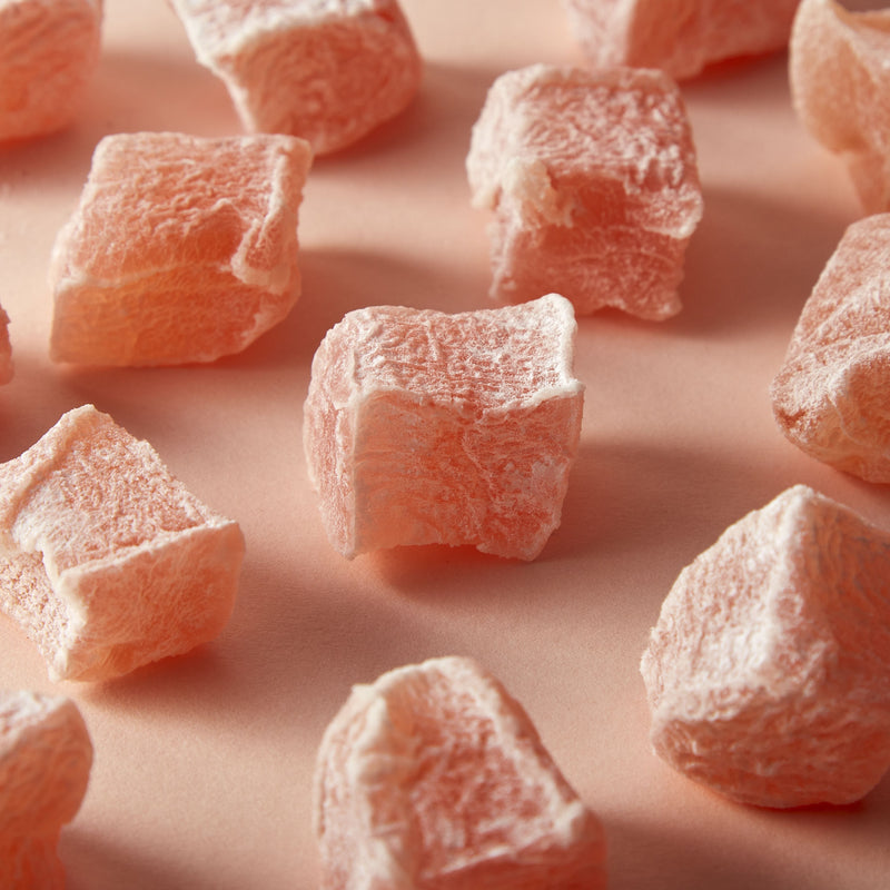 Fortnum's rose Turkish delight in a 125g tin, UK version