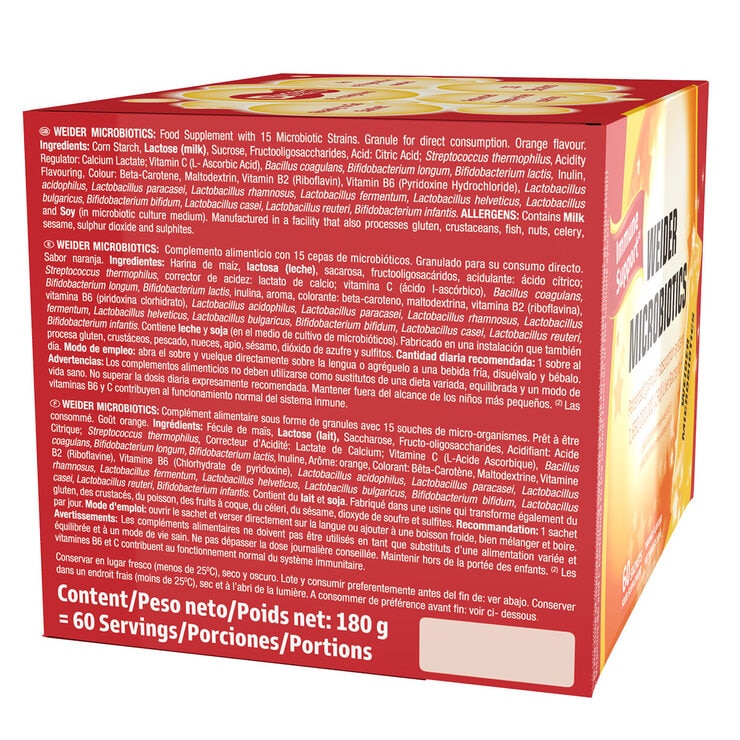 Weider Microbiotics probiotic 60 sachets - British product