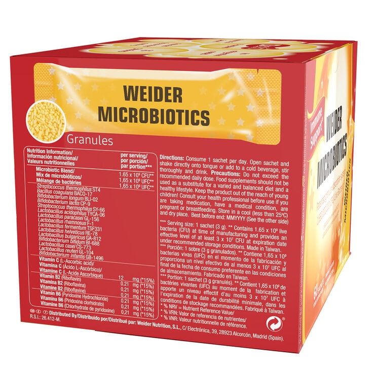 Weider Microbiotics probiotic 60 sachets - British product