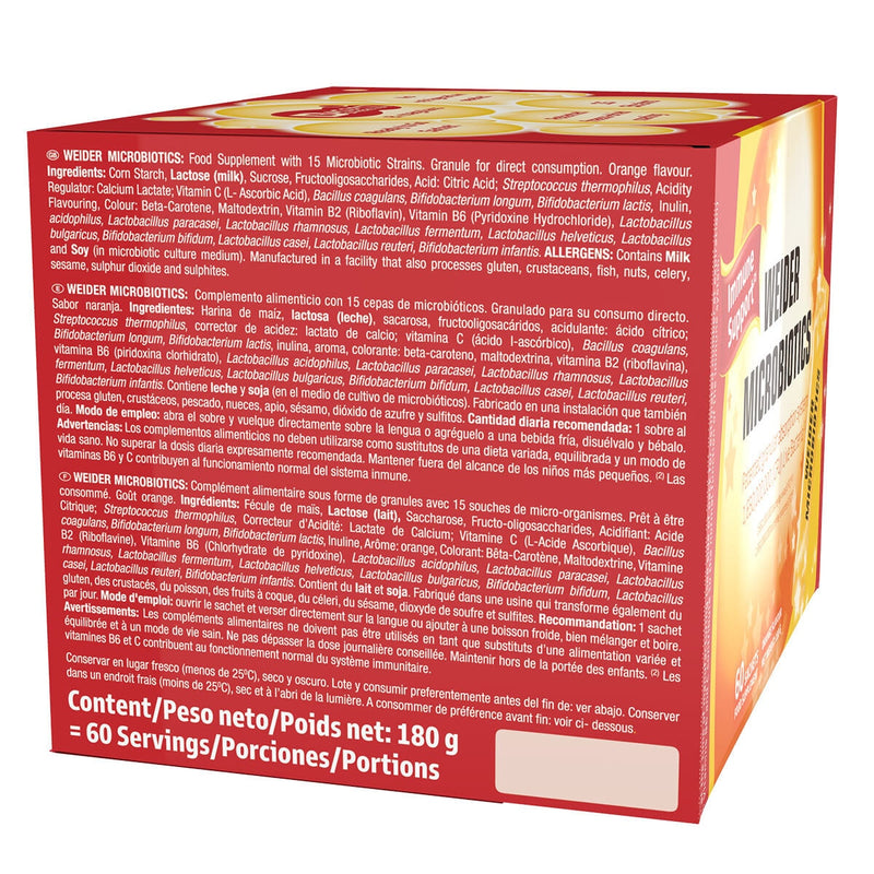 Weider Microbiotics probiotic 60 sachets - British product
