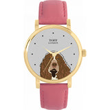 Superdrug Toff London Grey Ladies Brown And White Springer Spaniel Dog Head Watch- Buy online at McGrocer