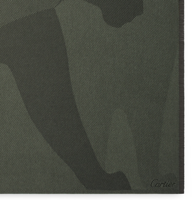 Cartier Wool-Cashmere Panthère Blanket 190cm x 140cm - British product