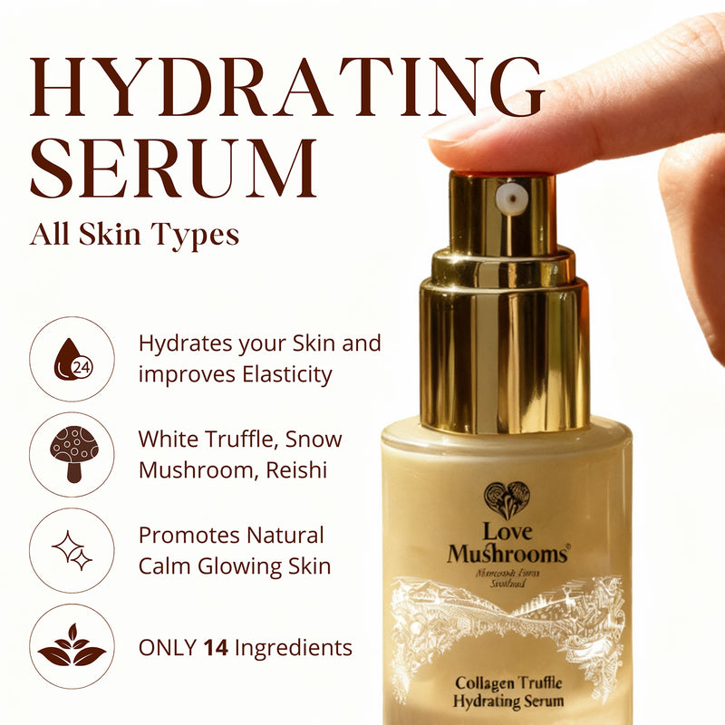 Love Mushrooms White Truffle Serum 1Pack, imported from the UK