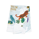 Fortnum's Explorer's tea towel with globe design, UK version