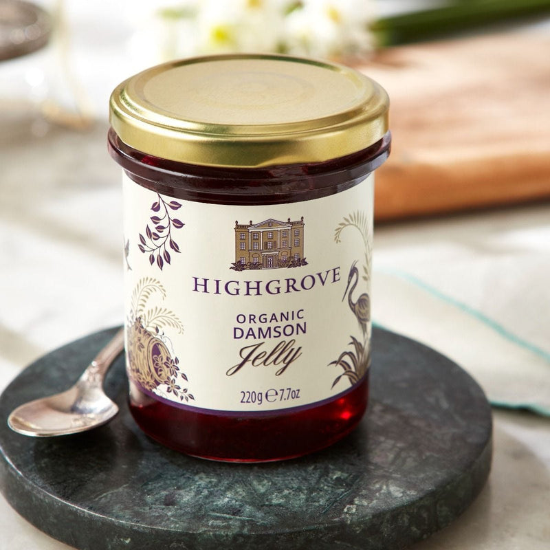 Highgrove organic damson jelly 220g (British brand)