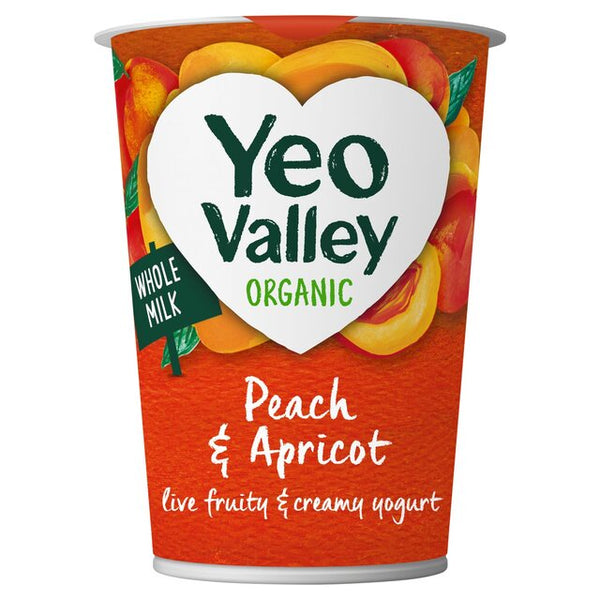 Yeo Valley Organic Peach & Apricot Yoghurt 450g