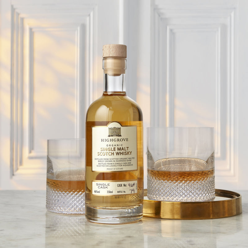 Highgrove organic single malt whisky 35cl, imported from the UK