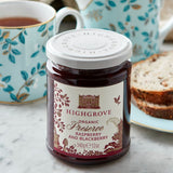 Highgrove organic raspberry and blackberry preserve 340g, imported from the UK