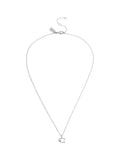 COACH silver tone C starter necklace, imported from the UK