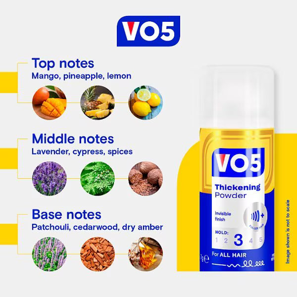 VO5 Thickening Hair Powder Natural Hold 7g (British brand)