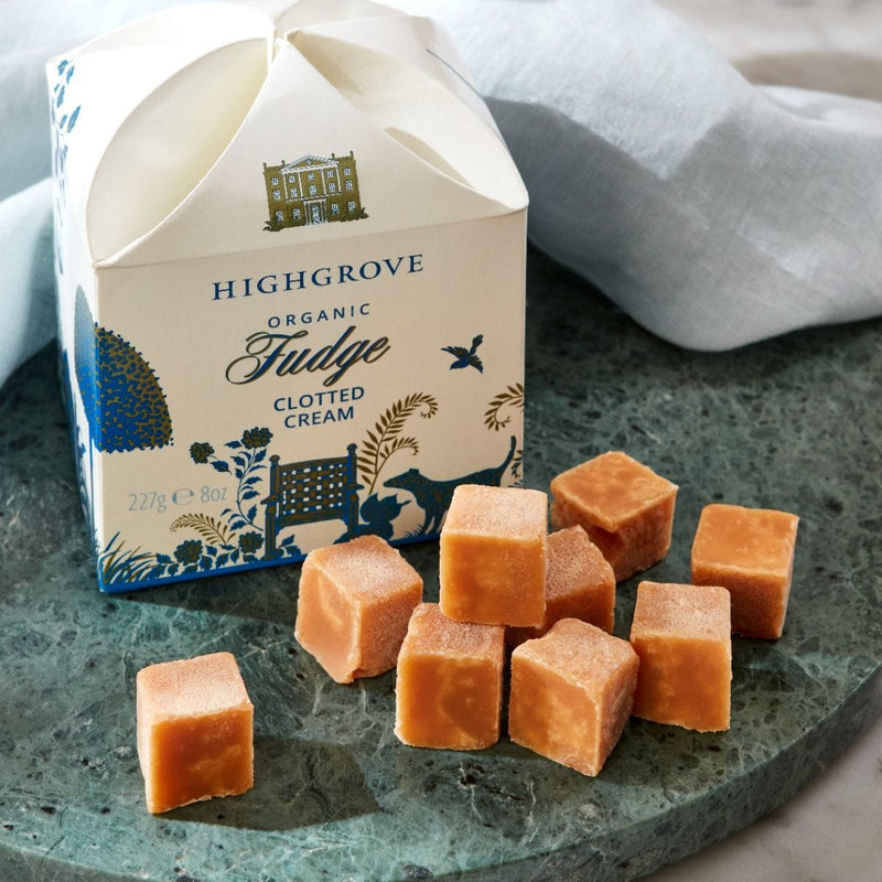 Highgrove organic clotted cream fudge 227g - British product